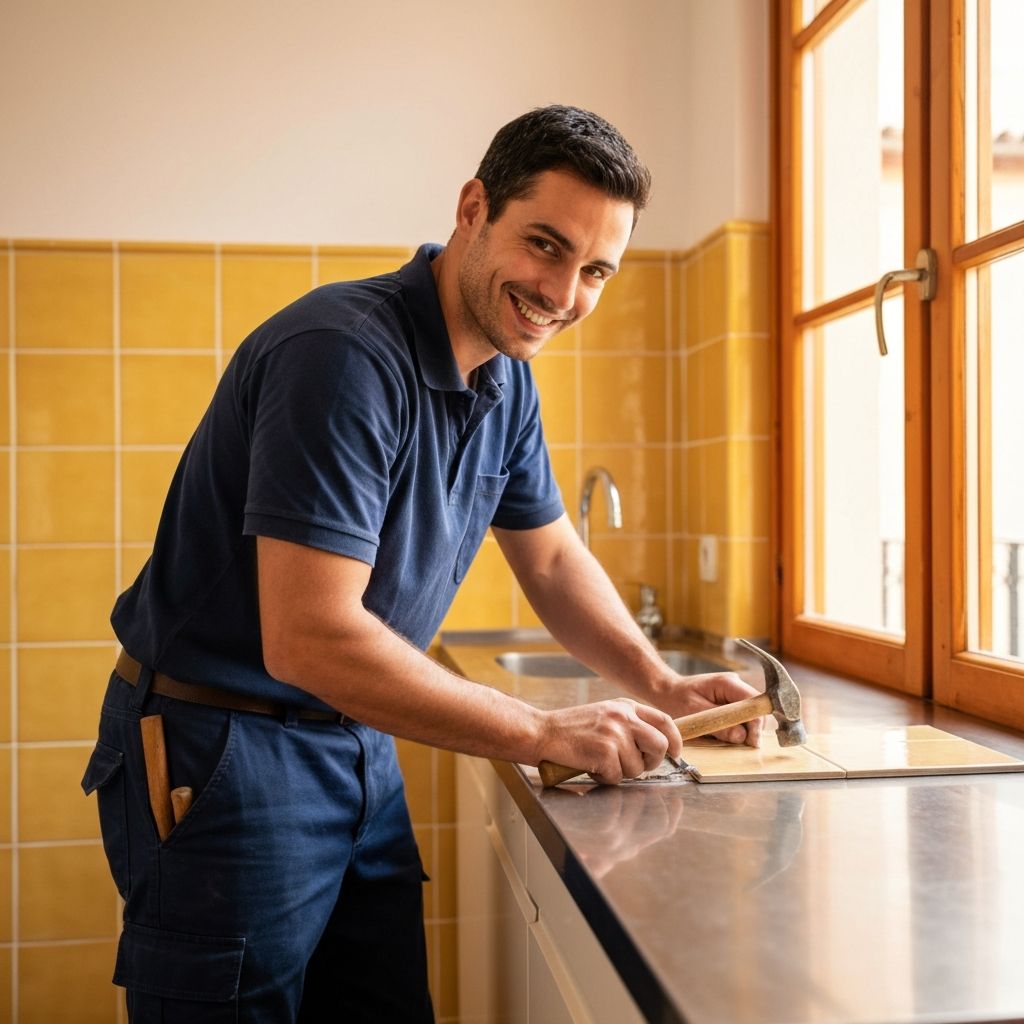 Profesional de Manitas JC listo para trabajar en Madrid